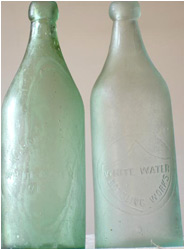 antique Soda Bottles Before Cleaning