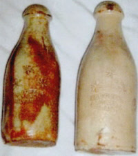 Wm. E. & Co ROOT BEER MILWAUKEE antique clay beer bottle